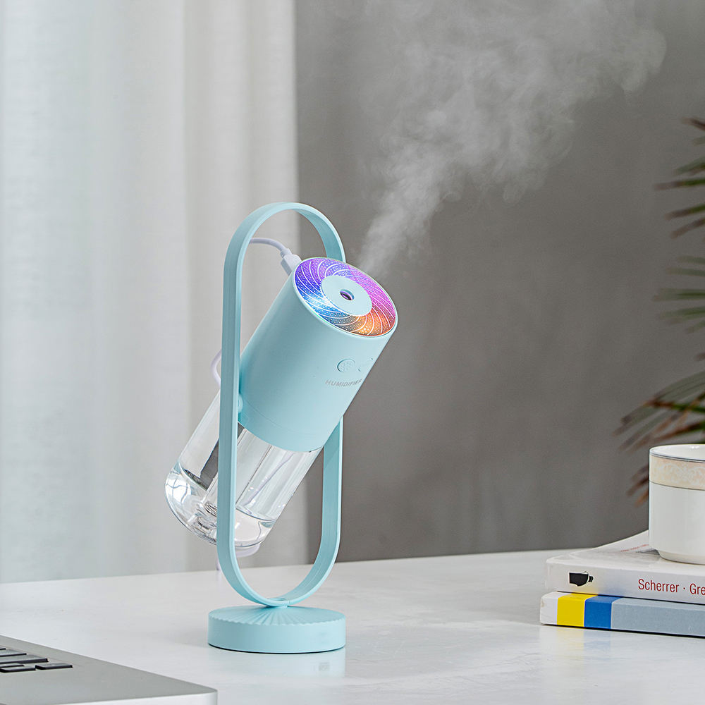 200ml Portable Colorful Light Humidifier USB Rechargeable Car Humidifier