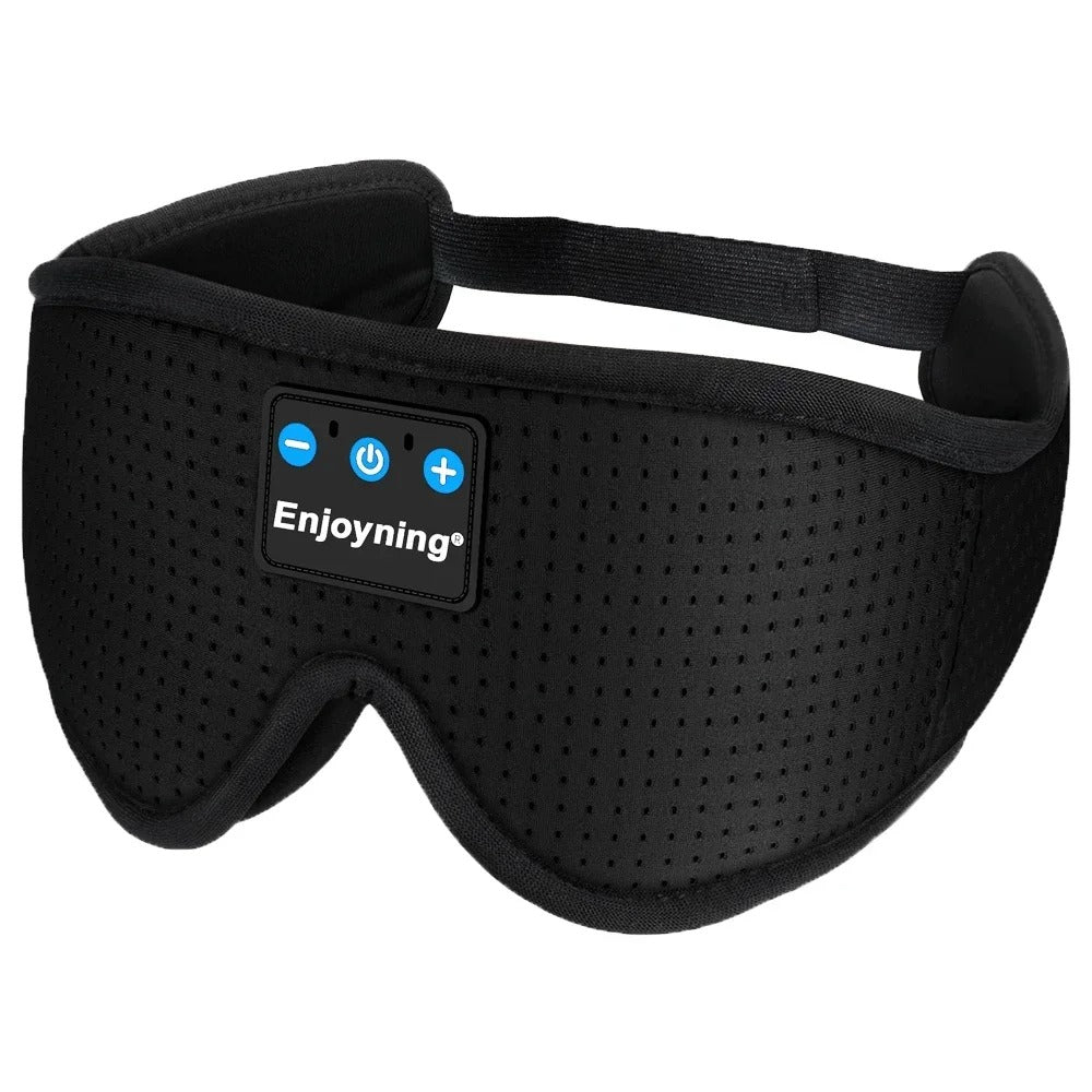 Sleeping mask with Bluetooth headphones