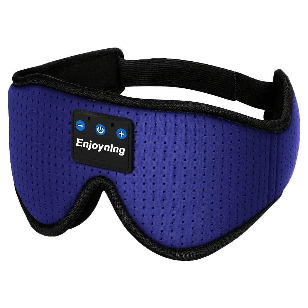 Sleeping mask with Bluetooth headphones